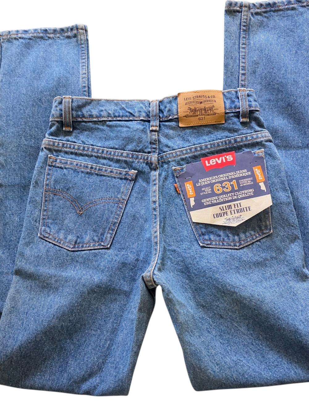 Vintage Levi's 631 Slim Fit Orange Tab Deadstock - Picture 4 of 6